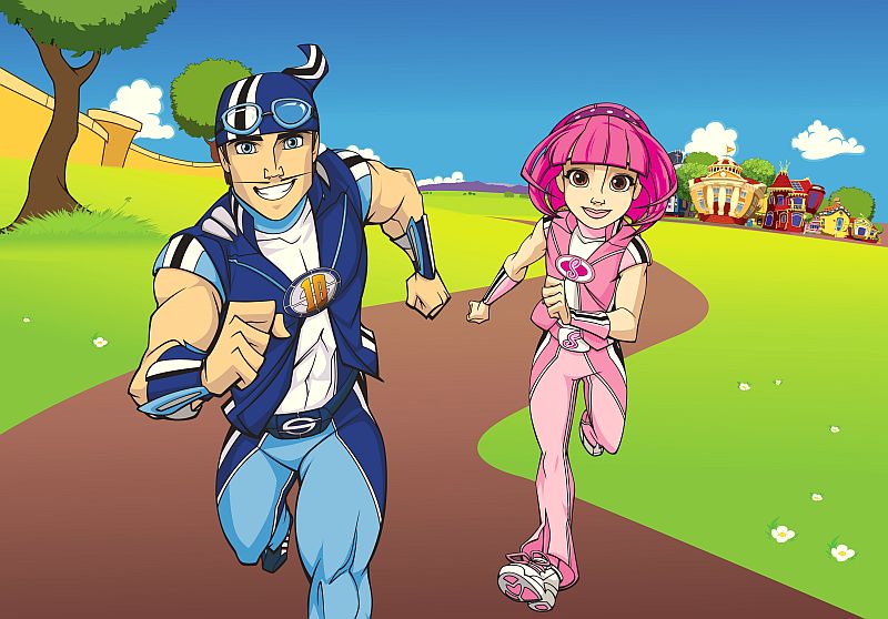 lazy town. illustration. style guide. 
