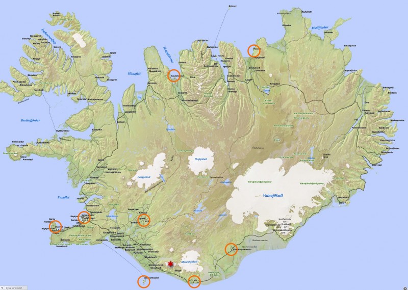 eruption and ash fall