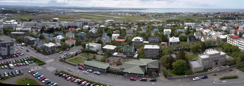 Reykjavik pano south